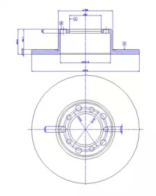 Тормозной диск CAR 142.456