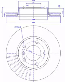 Тормозной диск CAR 142.113