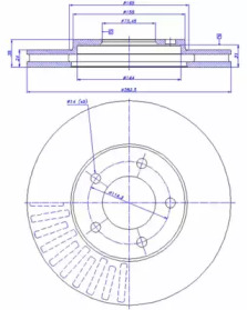 Тормозной диск CAR 142.147