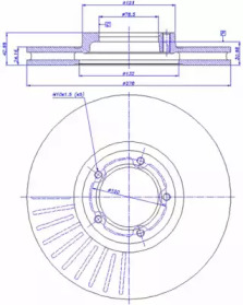 Тормозной диск CAR 142.237