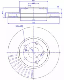 Тормозной диск CAR 142.985