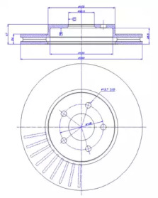 Тормозной диск CAR 142.218