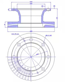 Тормозной диск CAR 150.365