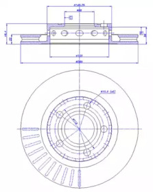 Тормозной диск CAR 142.289