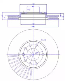Тормозной диск CAR 142.031