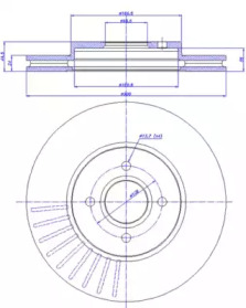 Тормозной диск CAR 142.225