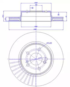 Тормозной диск CAR 142.385