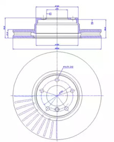 Тормозной диск CAR 142.086