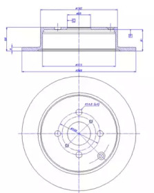 Тормозной диск CAR 142.679