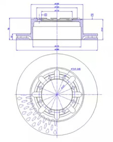 Тормозной диск CAR 142.1007