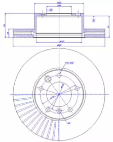 Тормозной диск CAR 142.398
