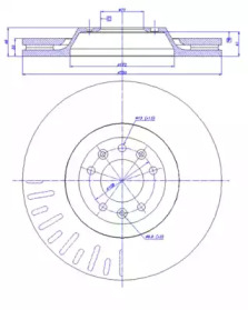 Тормозной диск CAR 142.1081