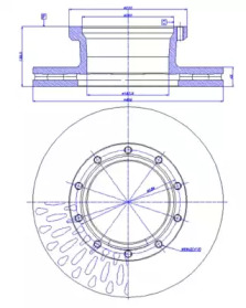 Тормозной диск CAR 151.480