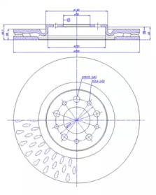 Тормозной диск CAR 142.1088