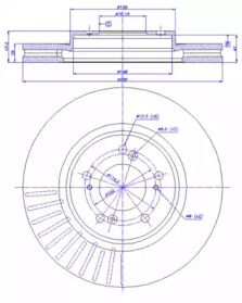 Тормозной диск CAR 142.1045