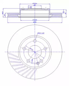Тормозной диск CAR 142.1167