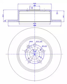 Тормозной диск CAR 142.1208