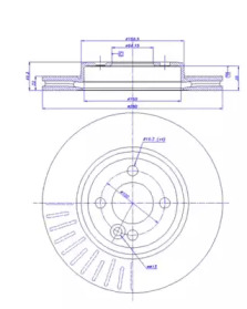 Тормозной диск CAR 142.1223