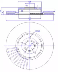 Тормозной диск CAR 142.1259