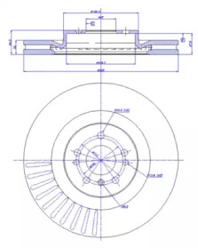 Тормозной диск CAR 142.1270