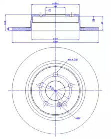 Тормозной диск CAR 142.1364