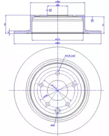 Тормозной диск CAR 142.1321