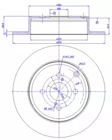 Тормозной диск CAR 142.1280