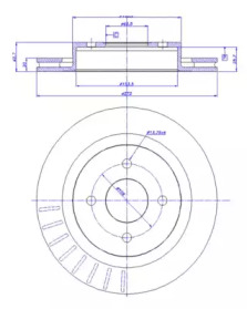 Тормозной диск CAR 142.233