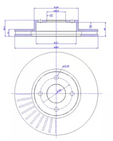 Тормозной диск CAR 142.234