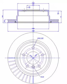 Тормозной диск CAR 142.1389