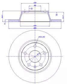 Тормозной диск CAR 142.1431