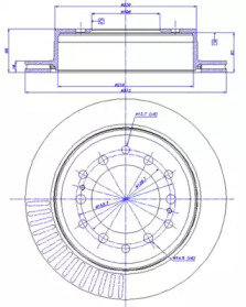 Тормозной диск CAR 142.1282
