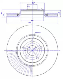Тормозной диск CAR 142.1532