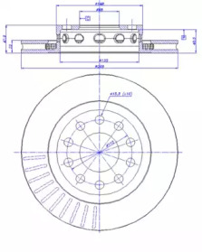 Тормозной диск CAR 142.1429