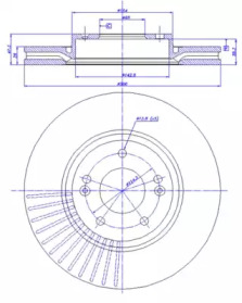 Тормозной диск CAR 142.1383