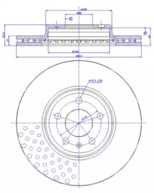Тормозной диск CAR 142.1507