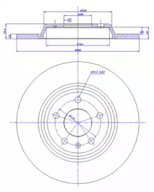Тормозной диск CAR 142.1311