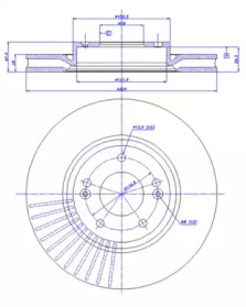 Тормозной диск CAR 142.1483
