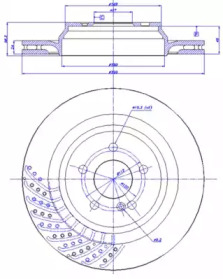 Тормозной диск CAR 142.1679