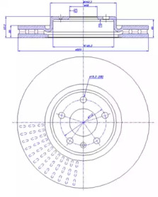 Тормозной диск CAR 142.1581