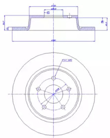 Тормозной диск CAR 142.1652