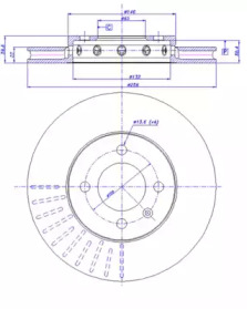 Тормозной диск CAR 142.1716