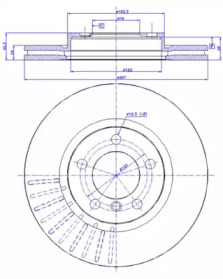Тормозной диск CAR 142.1703