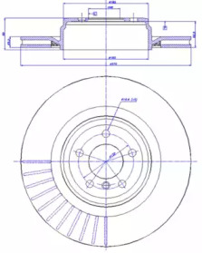 Тормозной диск CAR 142.1595