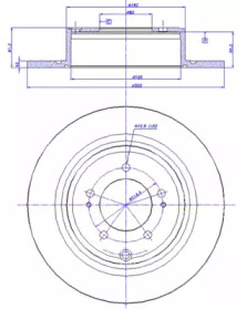 Тормозной диск CAR 142.1478