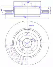 Тормозной диск CAR 142.1731