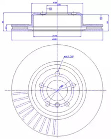Тормозной диск CAR 142.1592