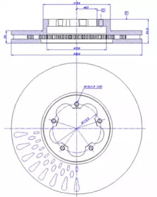 Тормозной диск CAR 142.1755