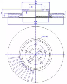 Тормозной диск CAR 142.1640