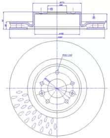 Тормозной диск CAR 142.1713